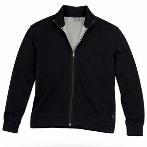Hugo Boss Men's Black Zip-Up Sweater
